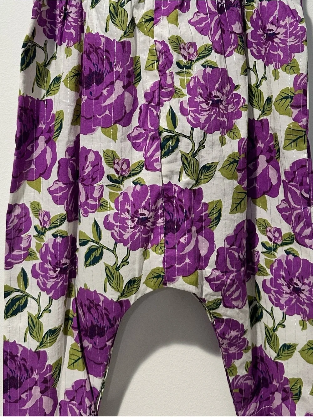 New Pink Chicken Baby Girls Jennifer Jumper Purple Peonies 12-18 months